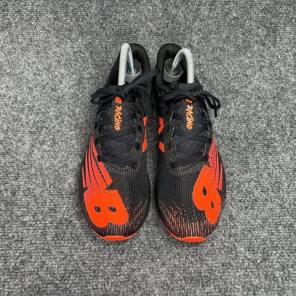 New Balance XC 7 v3 Track Spikes Men's 8 Black Orange Running Cross Country Shoe - Picture 3 of 12